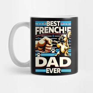 Best Frenchie Dad Ever Happy Father Day Dog Lover Vintage Mug